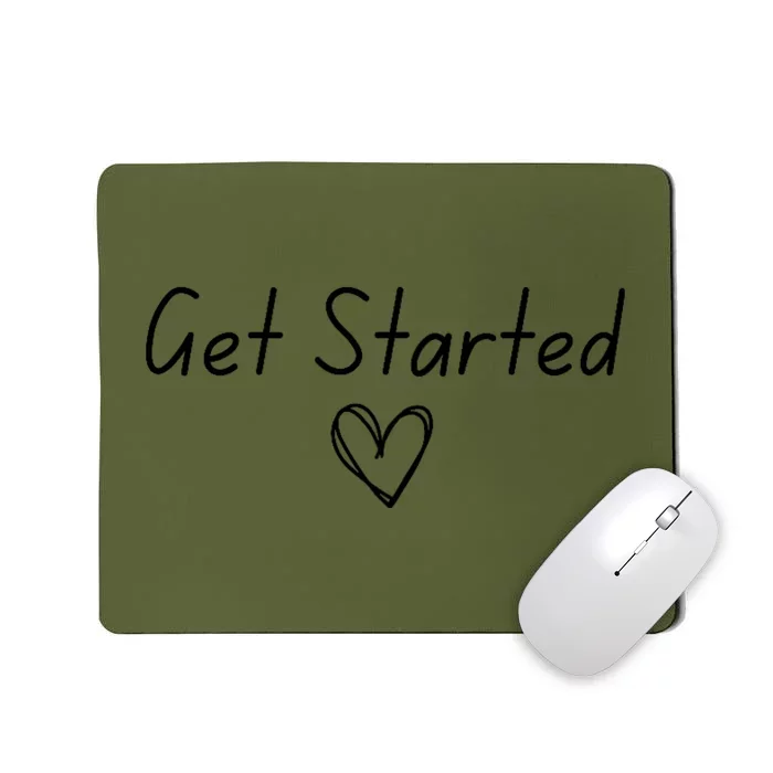 Get Started Mousepad