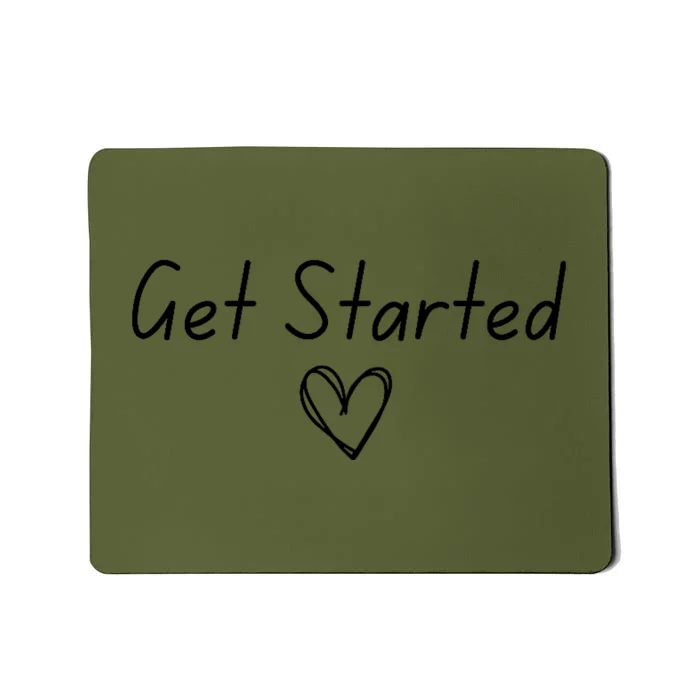 Get Started Mousepad