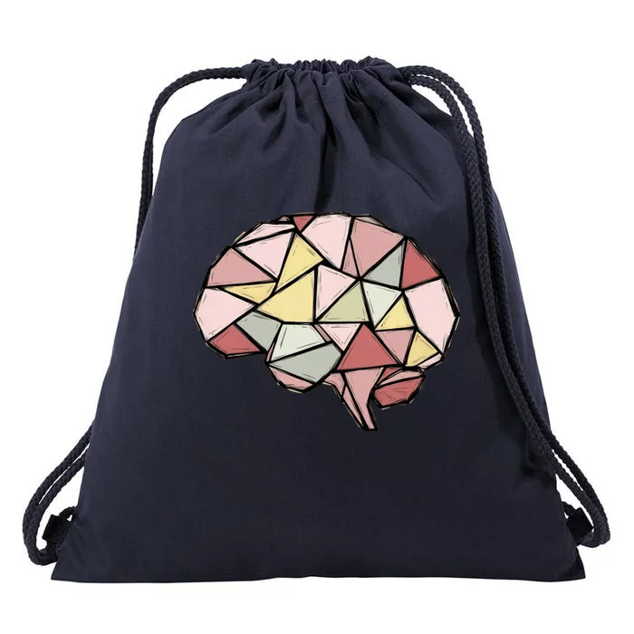 Geobrain Smart Geologists Shine Under Pressure Drawstring Bag