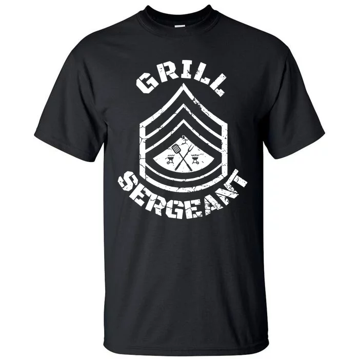 GRILL SERGEANT Grilling BBQ Dad Father's Tall T-Shirt