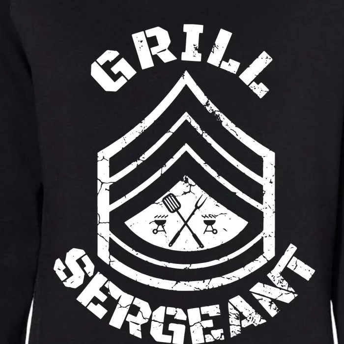 GRILL SERGEANT Grilling BBQ Dad Father's Womens California Wash Sweatshirt