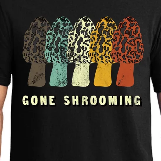 Gone Shrooming Gift Fun Mushroom Hunters Gift Pajama Set