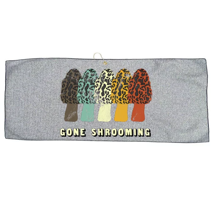 Gone Shrooming Gift Fun Mushroom Hunters Gift Large Microfiber Waffle Golf Towel