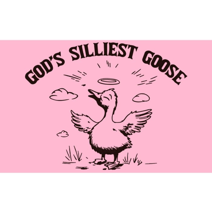 Gods Silliest Goose Funny Goose Sarcastic Vintage Bumper Sticker