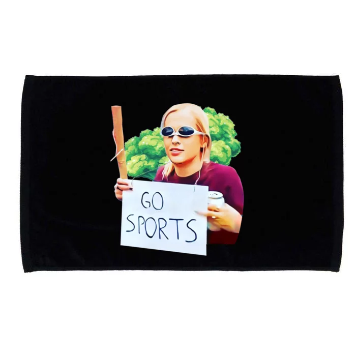 Go Sports Girl Meme Microfiber Hand Towel