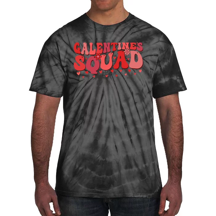 Galentines Squad Gang Valentine 2024 Funny GalentineS Day Tie-Dye T-Shirt