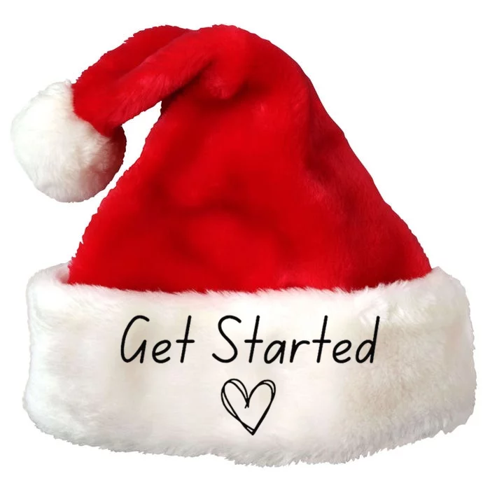 Get Started Gift Premium Christmas Santa Hat