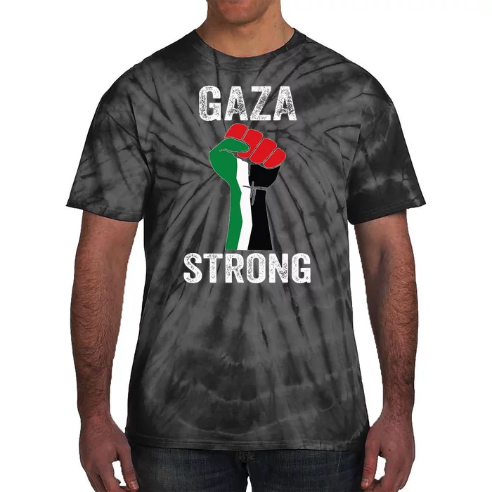 Gaza Strong Tie-Dye T-Shirt