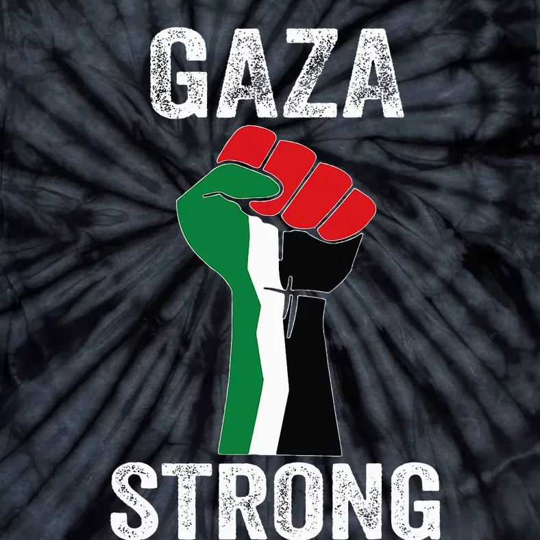 Gaza Strong Tie-Dye T-Shirt