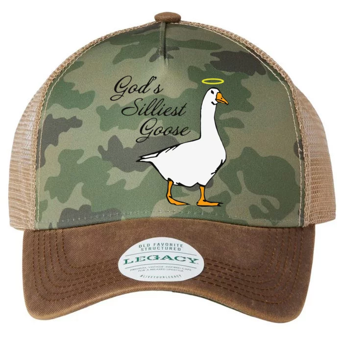 God's Silliest Goose Funny Legacy Tie Dye Trucker Hat