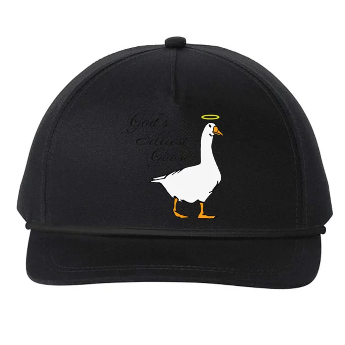 God's Silliest Goose Funny Snapback Five-Panel Rope Hat