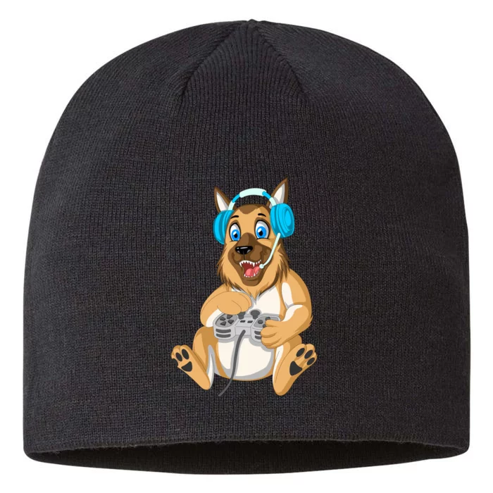 German Shepherd Gamer 8 1/2in Sustainable Knit Beanie