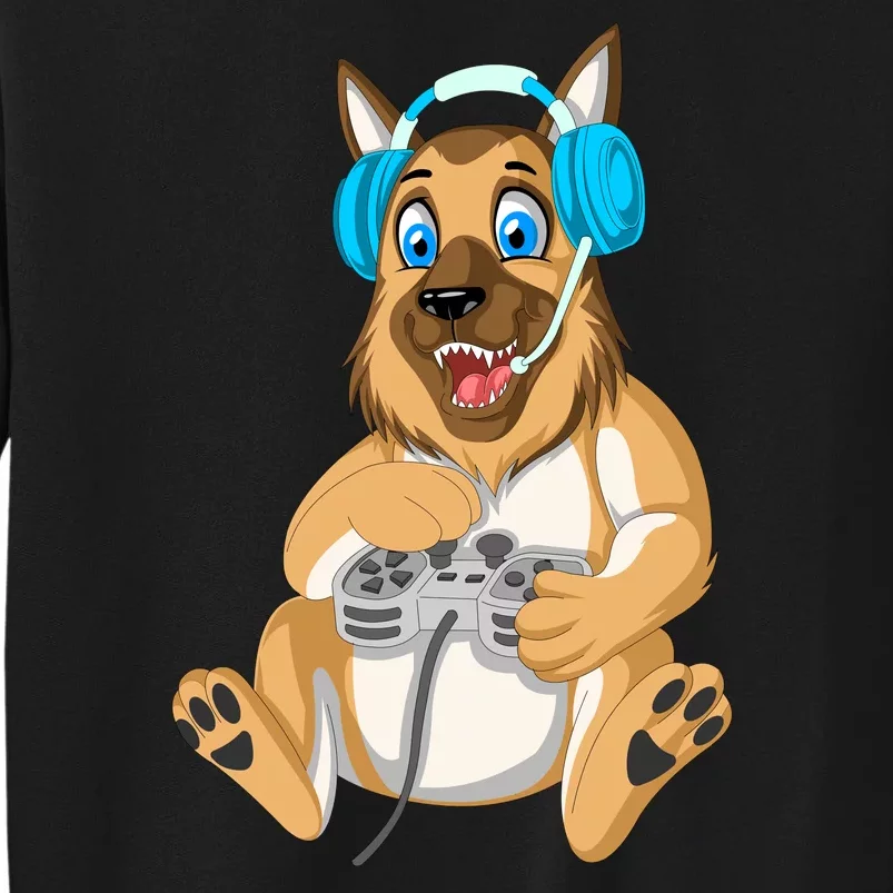 German Shepherd Gamer Tall Sweatshirt