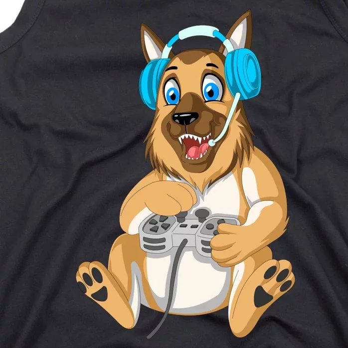 German Shepherd Gamer Tank Top