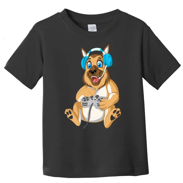 German Shepherd Gamer Toddler T-Shirt