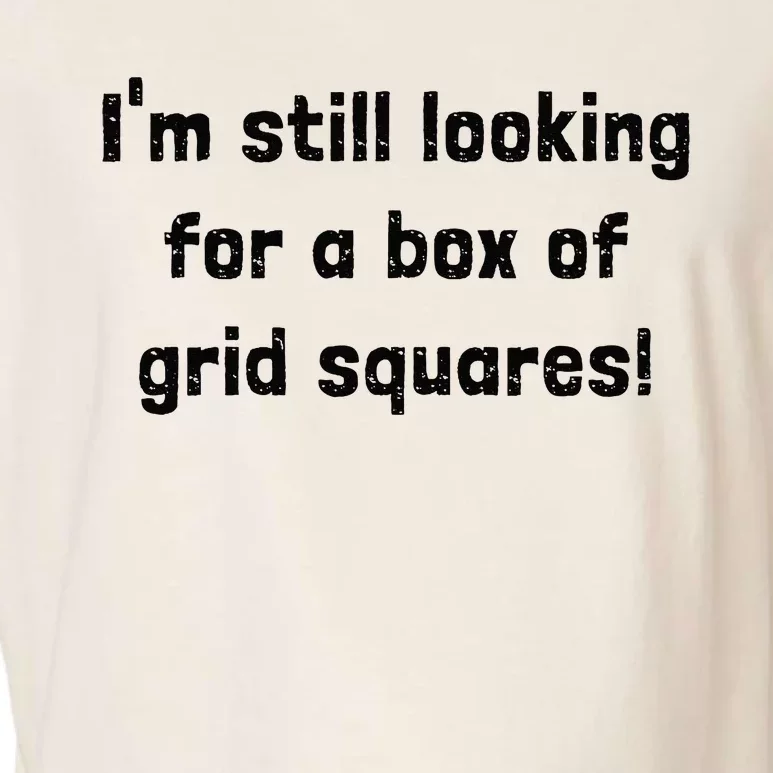 Grid Squares Garment-Dyed Women's Muscle Tee