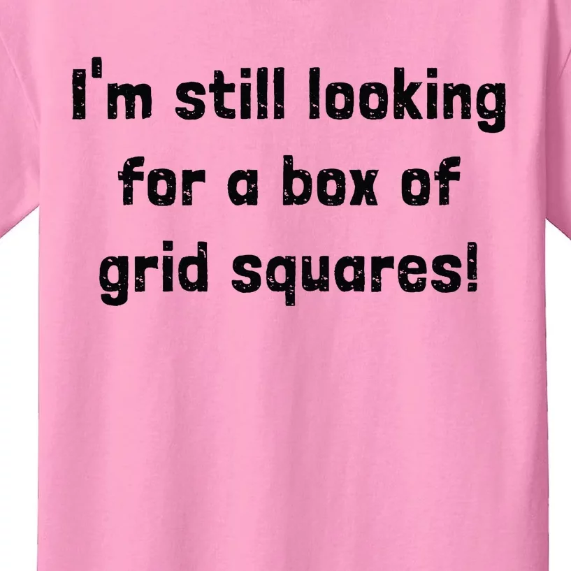 Grid Squares Kids T-Shirt