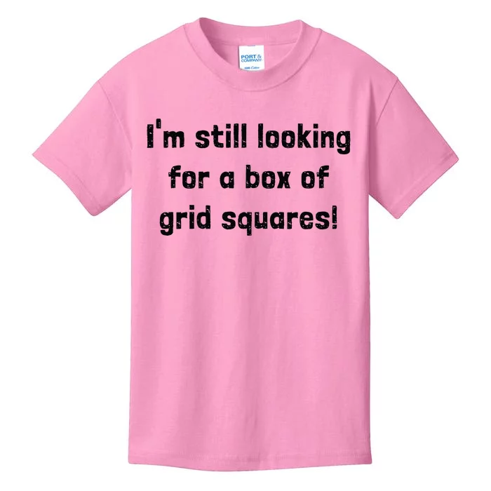 Grid Squares Kids T-Shirt