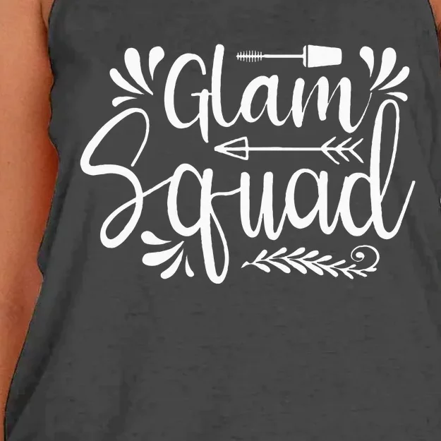 Glam Squad Women's Knotted Racerback Tank