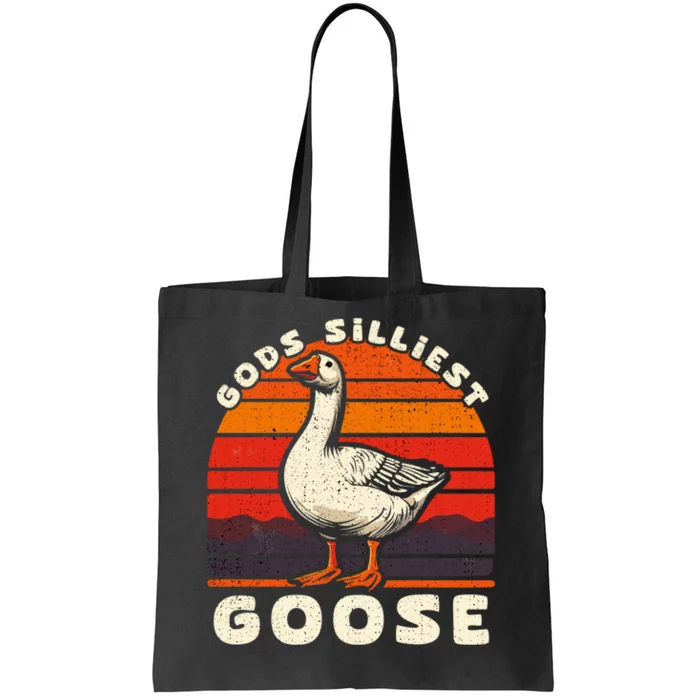 Gods Silliest Goose Costume Funny Meme Gifts Silly Goose Tote Bag