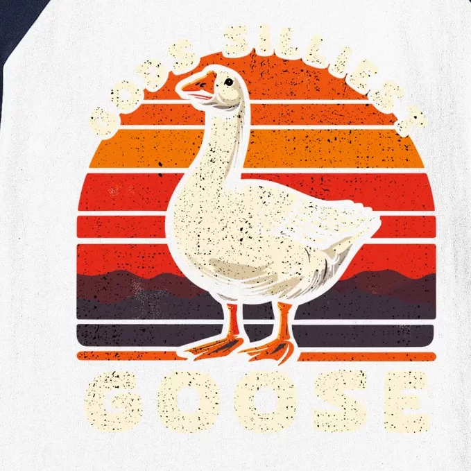 Gods Silliest Goose Costume Funny Meme Gifts Silly Goose Baseball Sleeve Shirt