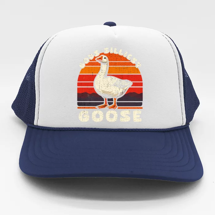 Gods Silliest Goose Costume Funny Meme Gifts Silly Goose Trucker Hat