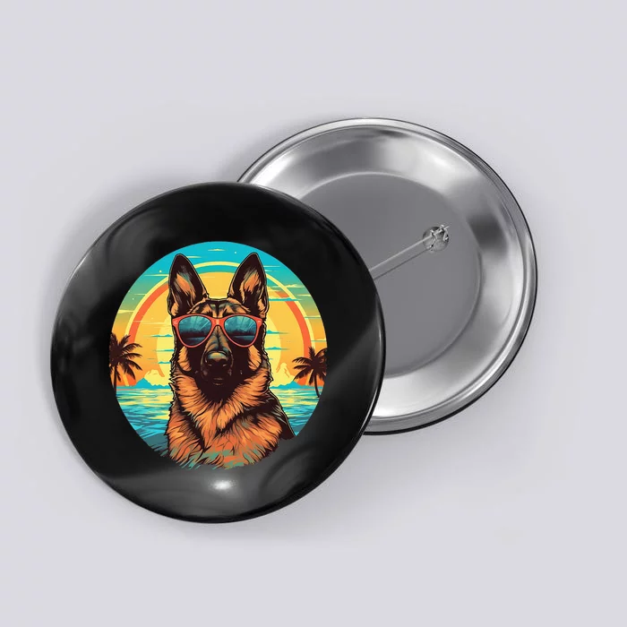 German Shepherd Button