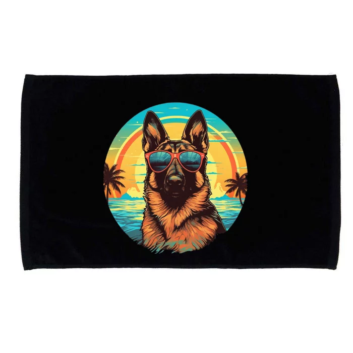 German Shepherd Microfiber Hand Towel