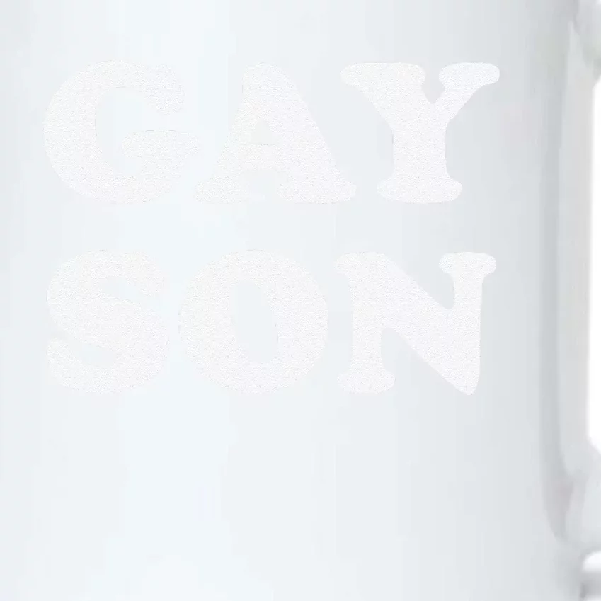 Gay Son Black Color Changing Mug