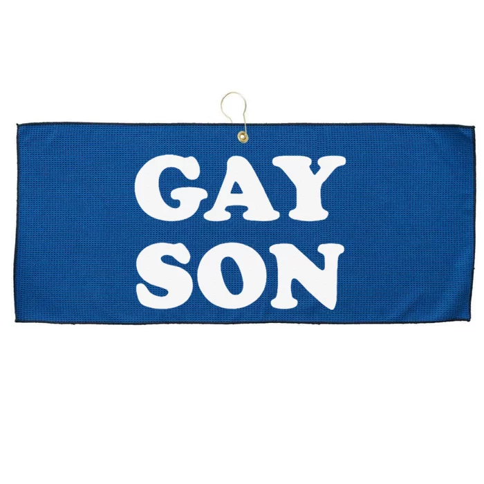 Gay Son Large Microfiber Waffle Golf Towel