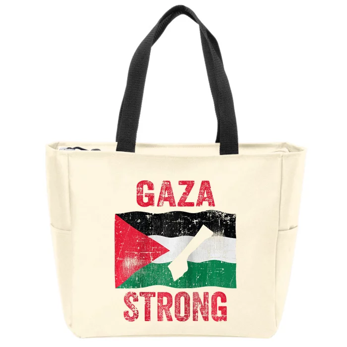 Gaza Strong Zip Tote Bag