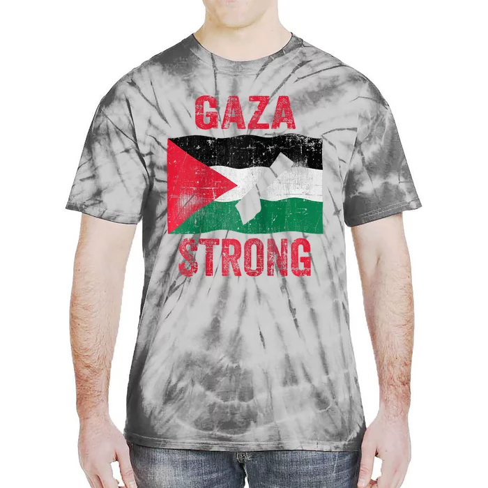 Gaza Strong Tie-Dye T-Shirt