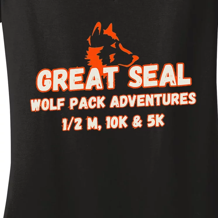 Great Seal Women's V-Neck T-Shirt