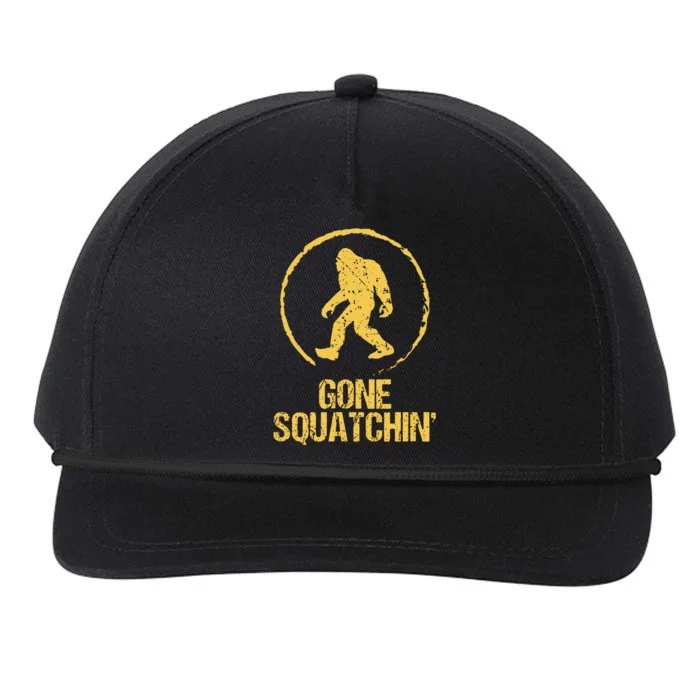 Gone Squatchin Snapback Five-Panel Rope Hat