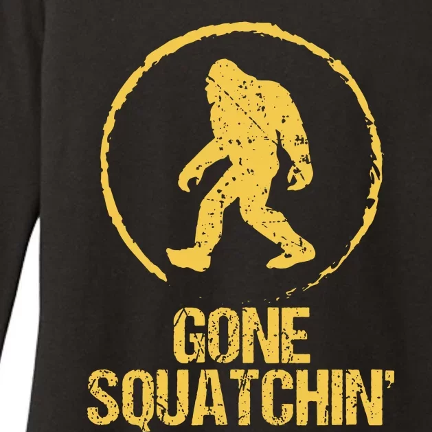 Gone Squatchin Womens CVC Long Sleeve Shirt