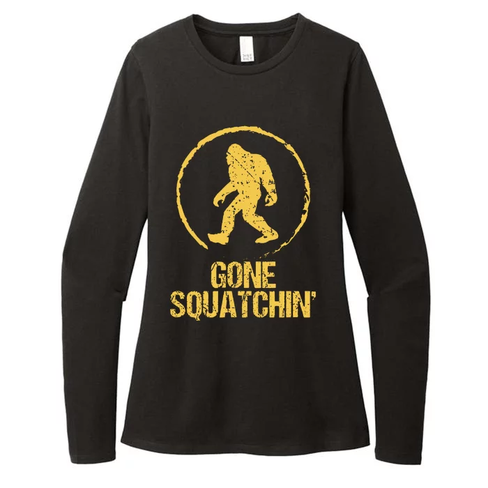 Gone Squatchin Womens CVC Long Sleeve Shirt