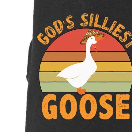 GodS Silliest Goose Doggie 3-End Fleece Hoodie