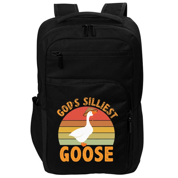 GodS Silliest Goose Impact Tech Backpack