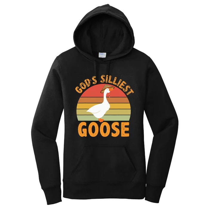 GodS Silliest Goose Women's Pullover Hoodie