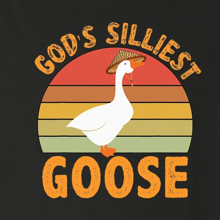 GodS Silliest Goose Toddler Long Sleeve Shirt