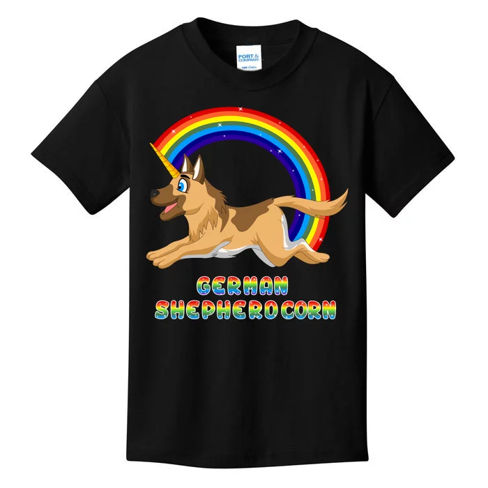 German Shepherdcorn German Shepherd Unicorn Kids T-Shirt