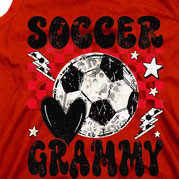 Groovy Soccer Grammy Soccer Lover MotherS Day Tank Top