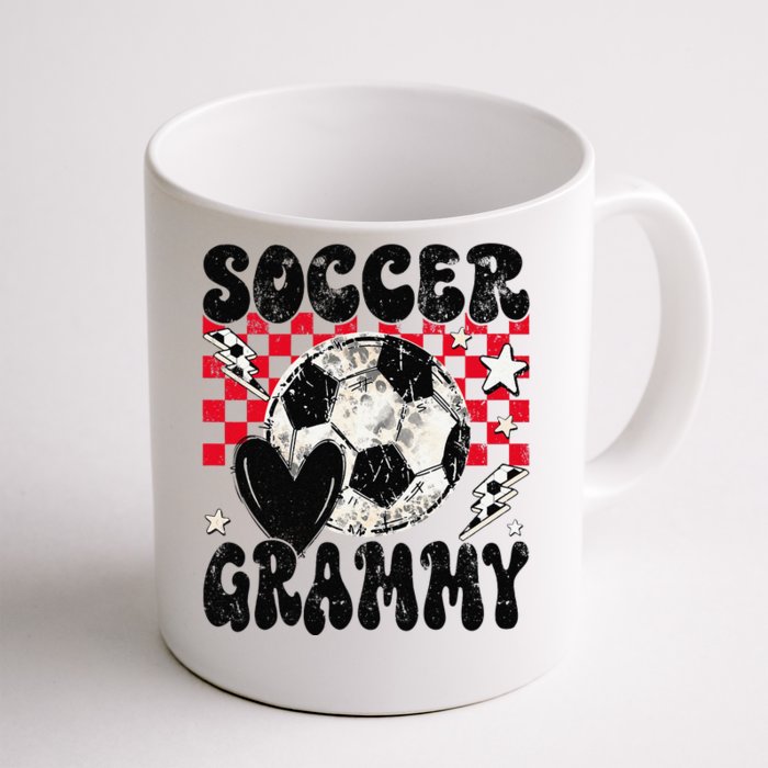 Groovy Soccer Grammy Soccer Lover MotherS Day Front & Back Coffee Mug