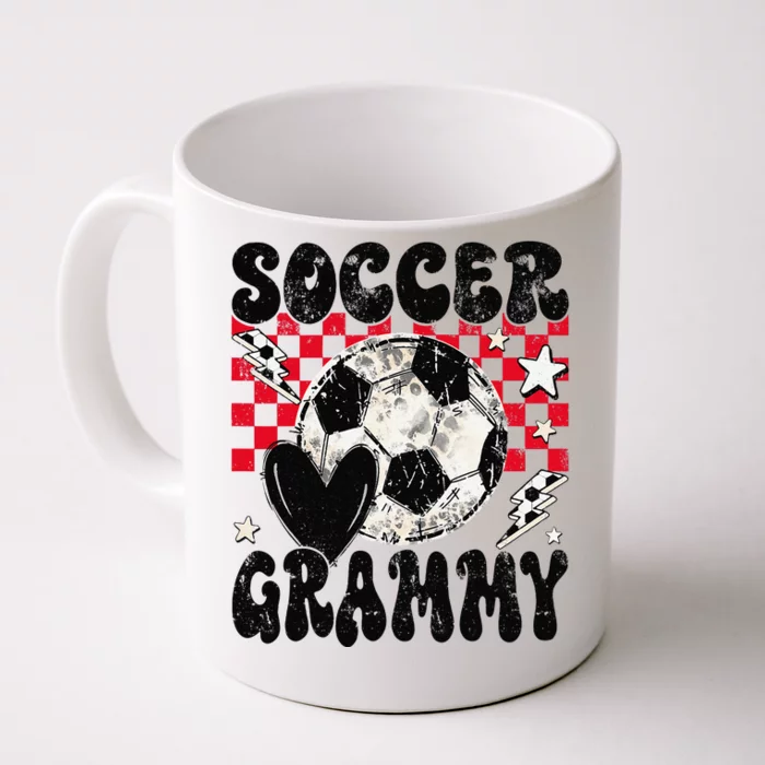 Groovy Soccer Grammy Soccer Lover MotherS Day Front & Back Coffee Mug