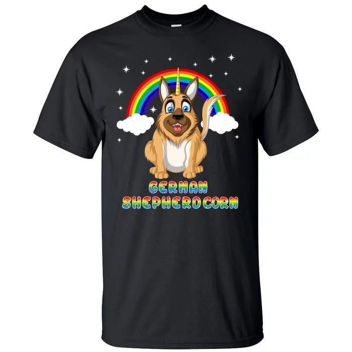 German Shepherdcorn German Shepherd Unicorn Tall T-Shirt