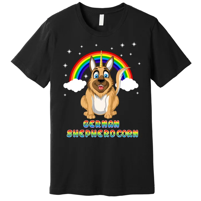 German Shepherdcorn German Shepherd Unicorn Premium T-Shirt