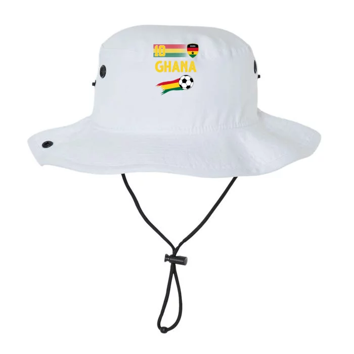 Ghana Soccer Ghanain Football Retro 10 Legacy Cool Fit Booney Bucket Hat