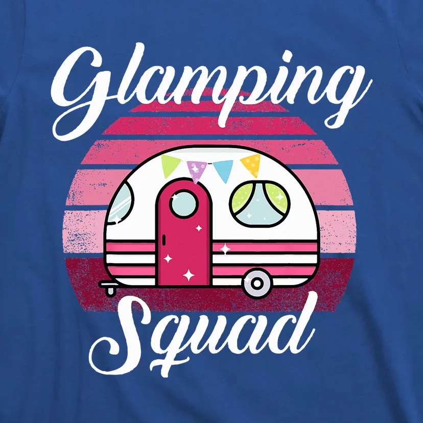 Glamping Squad Glamping Party RV Motorhome Camping T-Shirt