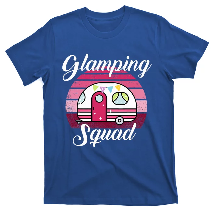 Glamping Squad Glamping Party RV Motorhome Camping T-Shirt