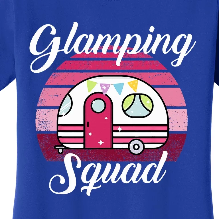 Glamping Squad Glamping Party RV Motorhome Camping Women's T-Shirt